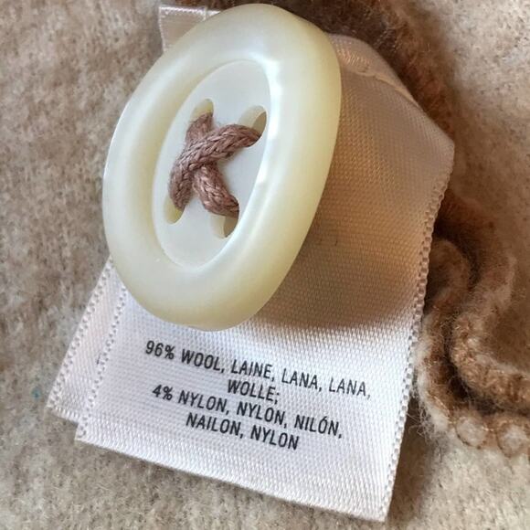 Anthropologie S blazer wool business casual work preppy light academia classic - Picture 10 of 11